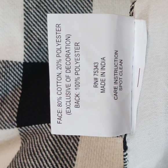 Gorgeous! Gardners Eden🌲Tree Skirt ⚜️ Buffalo Plaid Rope Fringe 🎄 Decor - Picture 12 of 15